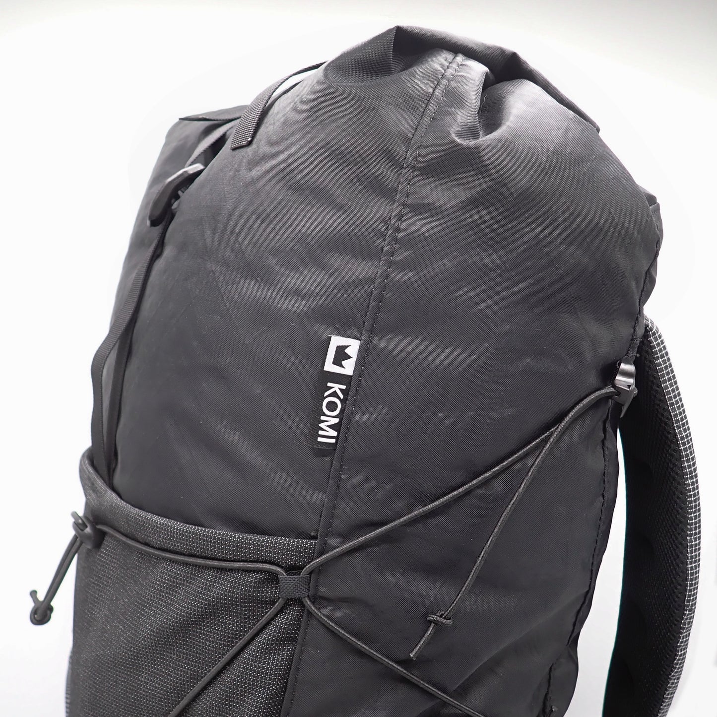 Black EcoPak + Venom gridstop + Venom stretch 38 liter ultralight backpack