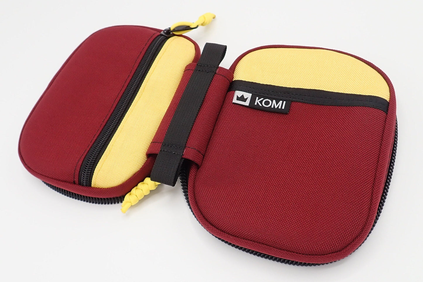Utility pouch, Burgundy & Yellow 1000d Cordura