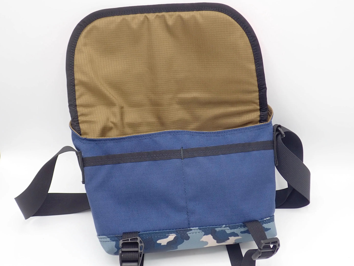 Cordura Messenger Pink + Blue Camo + Burgundy