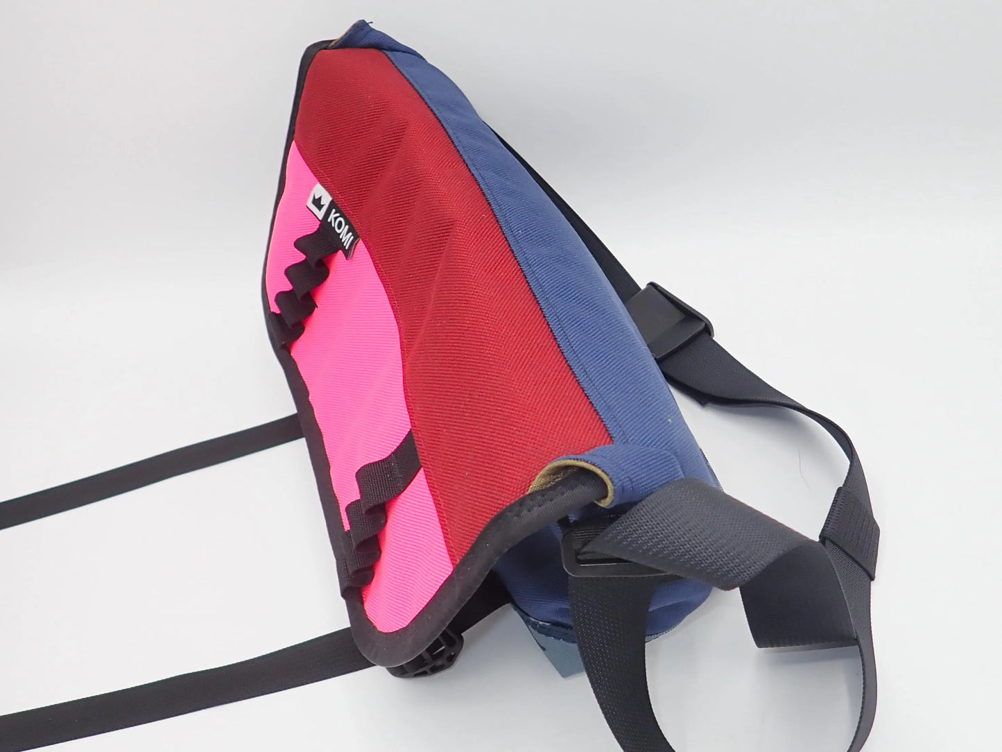 Cordura Messenger Pink + Blue Camo + Burgundy