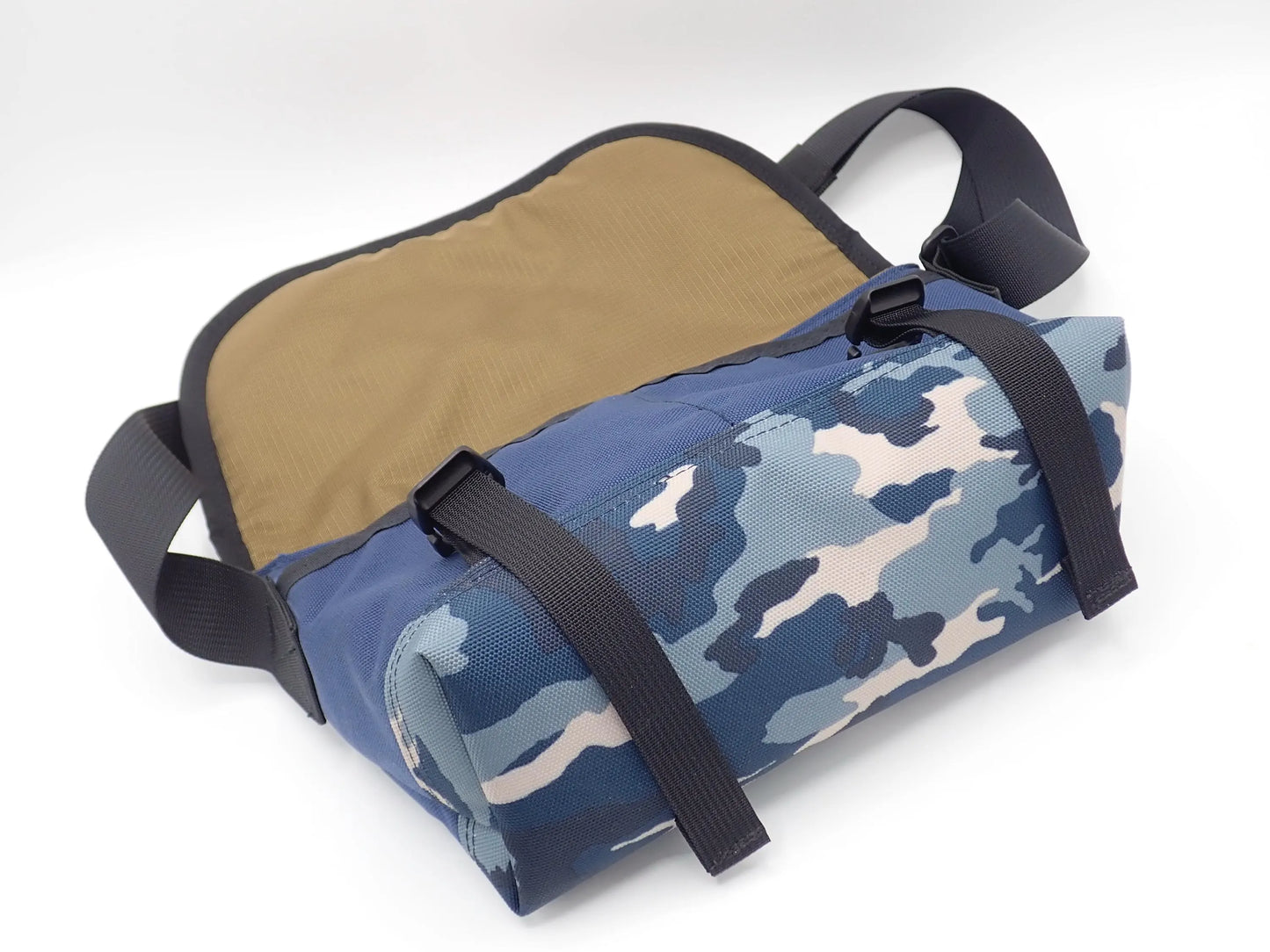Cordura Messenger Pink + Blue Camo + Burgundy