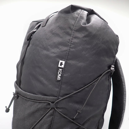 Black EcoPak + Venom gridstop + Venom stretch 38 liter ultralight backpack