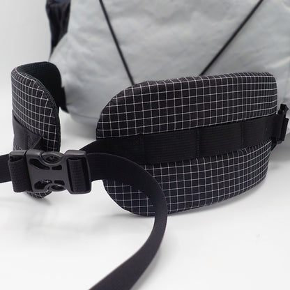 Detachable padded hip belt