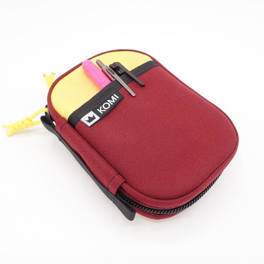 Utility pouch, Burgundy & Yellow 1000d Cordura