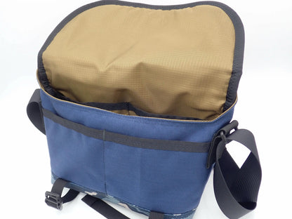 Cordura Messenger Pink + Blue Camo + Burgundy