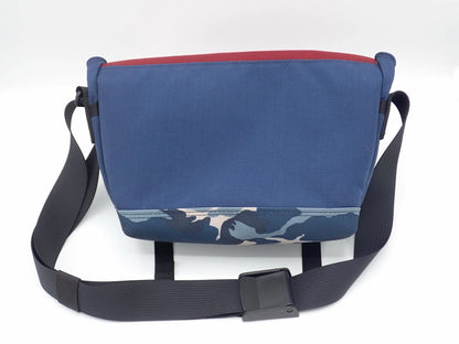 Cordura Messenger Pink + Blue Camo + Burgundy