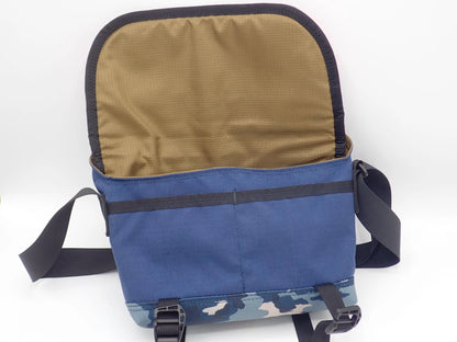 Cordura Messenger Pink + Blue Camo + Burgundy